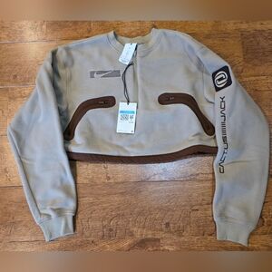 Cactus Jack Cropped Sweatshirt Size Medium- Nike Cactus Jack By Travis Scott